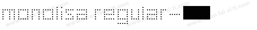 monolisa regular字体转换